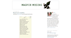 Desktop Screenshot of magpiemusing.com