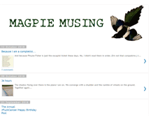 Tablet Screenshot of magpiemusing.com